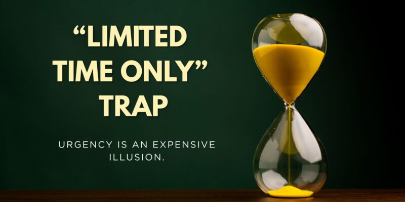 The “Limited Time Only” Trap: When Urgency Costs You More Money